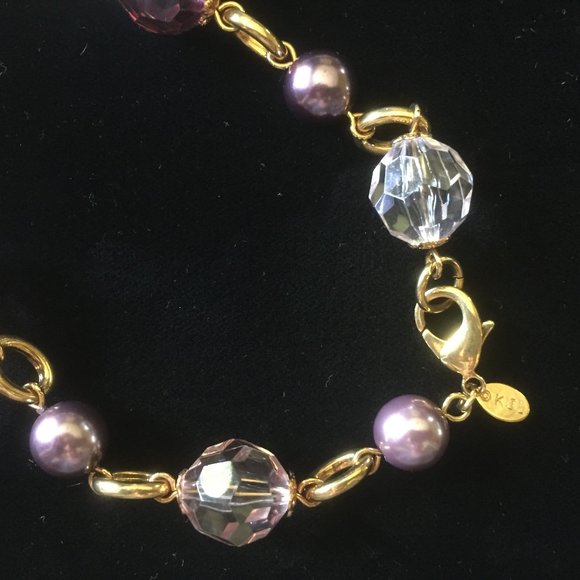 KJL Kenneth Jay Lane Paris Couture 44" Rope Necklace/Shades of Purple/NEW! - Picture 3 of 3